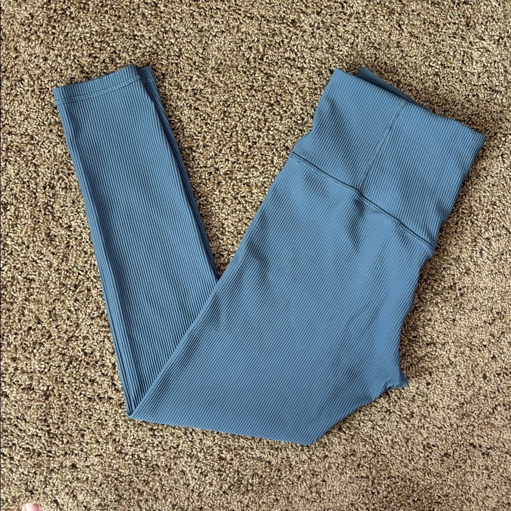 ATHLETA 🩶💙 Elation High Rise Ribbed Tight - Picture 9 of 11